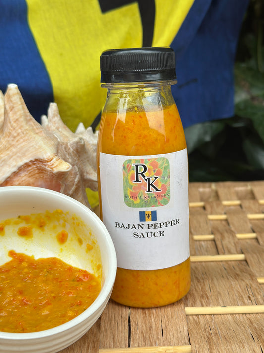 Homemade Barbados Pepper Sauce