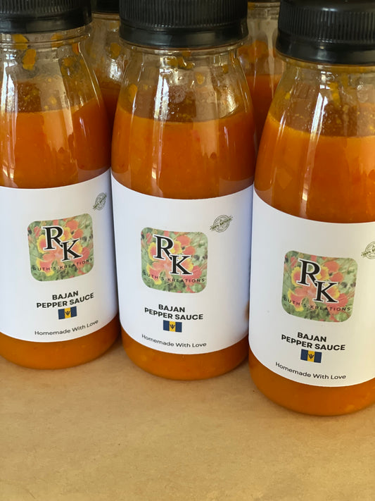 Homemade Barbados Pepper Sauce